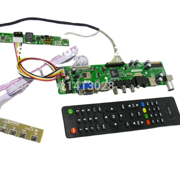 ТВ + HD VGA AV USB плата драйвера Аудио ЖК B101UAN02.1 1920*1080 кабель LVDS светодиодная клавиатура OSD raspberry pi zero
