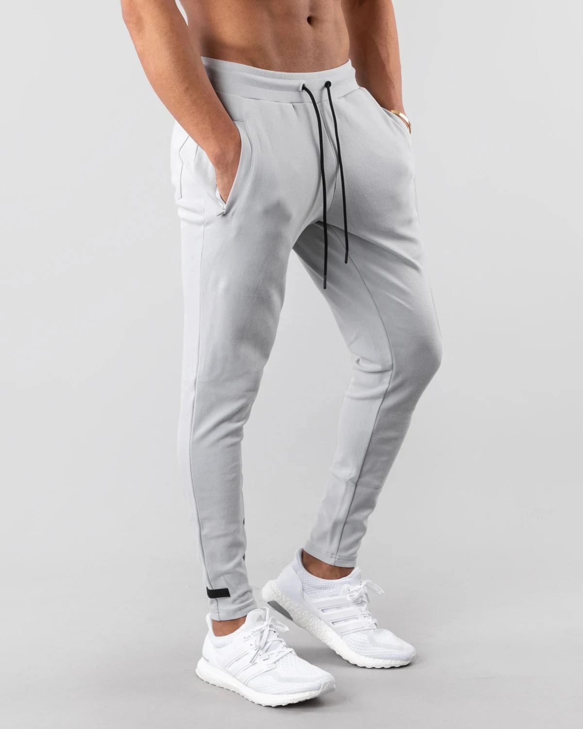 High Quality Men Nylon Spandex Gym Sports Wear Joggers Rubber Stamp