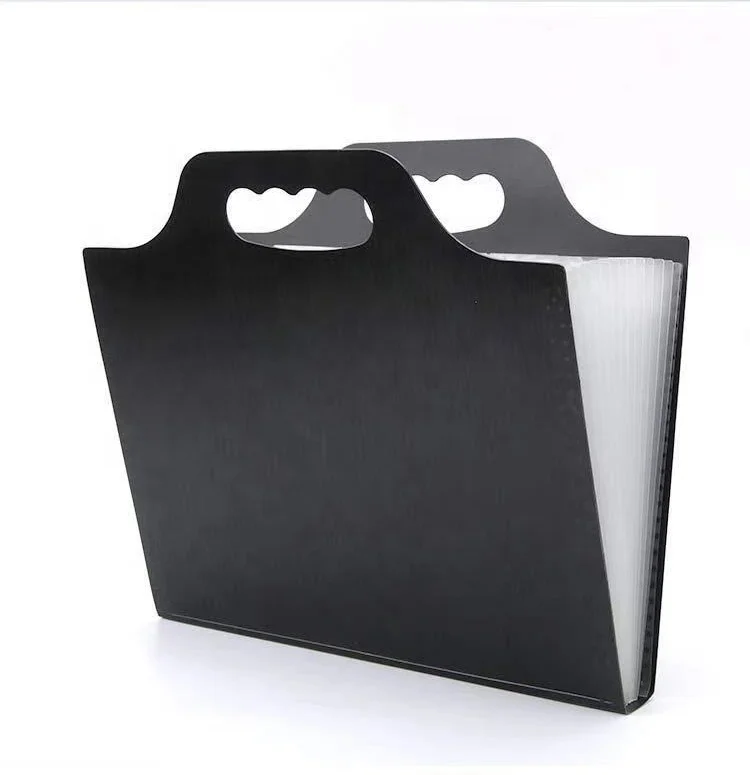 Customized Letter Size File Storage Box Waterproof PP Wholesale Expanding File Folder