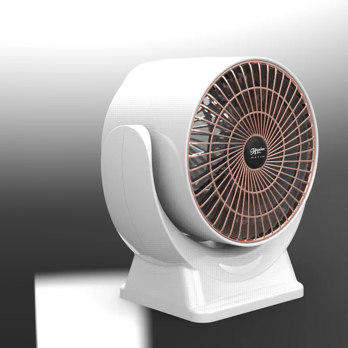 Mini warm air fan Home office silent quick heater Small desktop electric warmers Portable  hot air blower