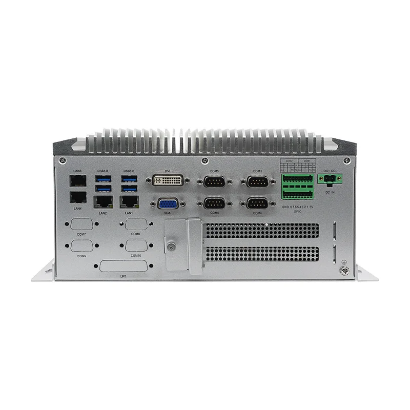 Industrial Embedded Mini Pc Computer Wins10/Linux Core I7 4g 5g With Rich Parallel Port 6 Com Fanless Industrial Mini Pc