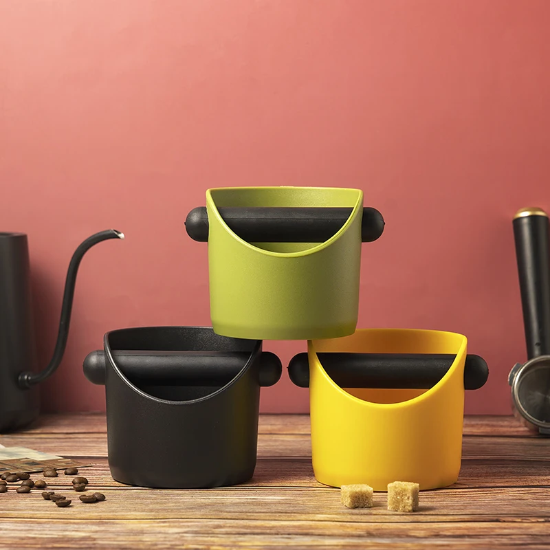 Cafe Tools Coffee Trash Bin Plastic Barista Drawer Accessories Waste Trash Can Espresso Coffee Knock Box