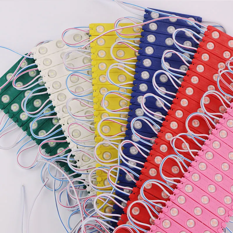 DC 12v high light 3 leds waterproof led modules 3 leds 5730 5630 injection lens module