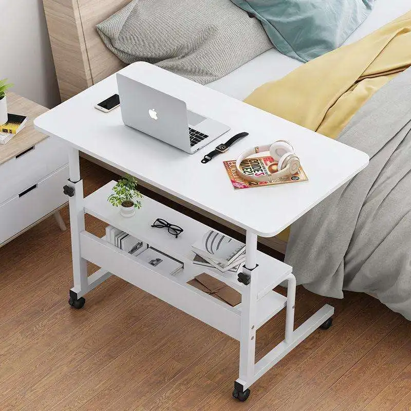 multifunctional portable bedside executive movable computer pc office laptop desk stand studying table with wheels