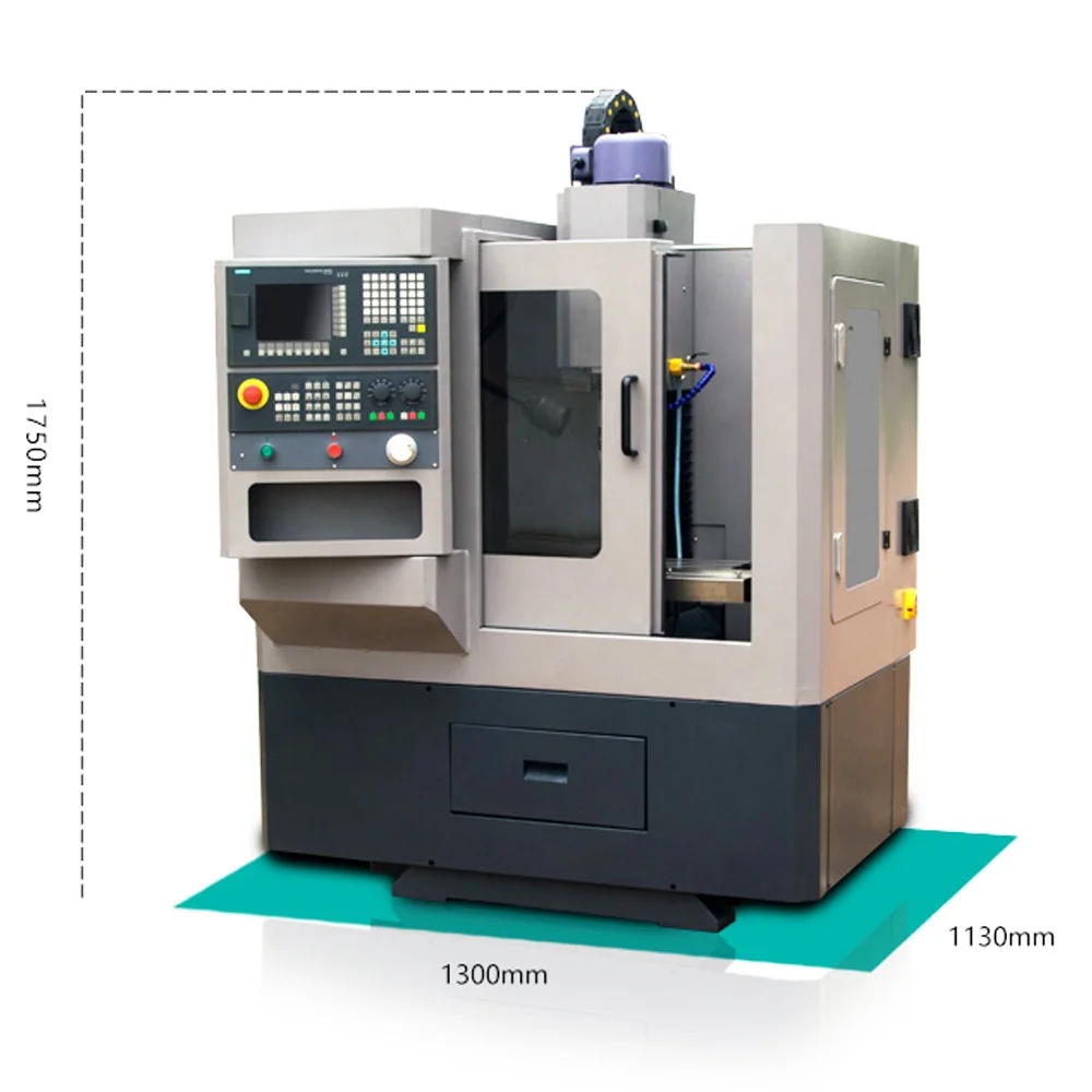 3 Axis Metal Processing GSK China Vertical Small Mini CNC Milling Machine XK7121 for sale