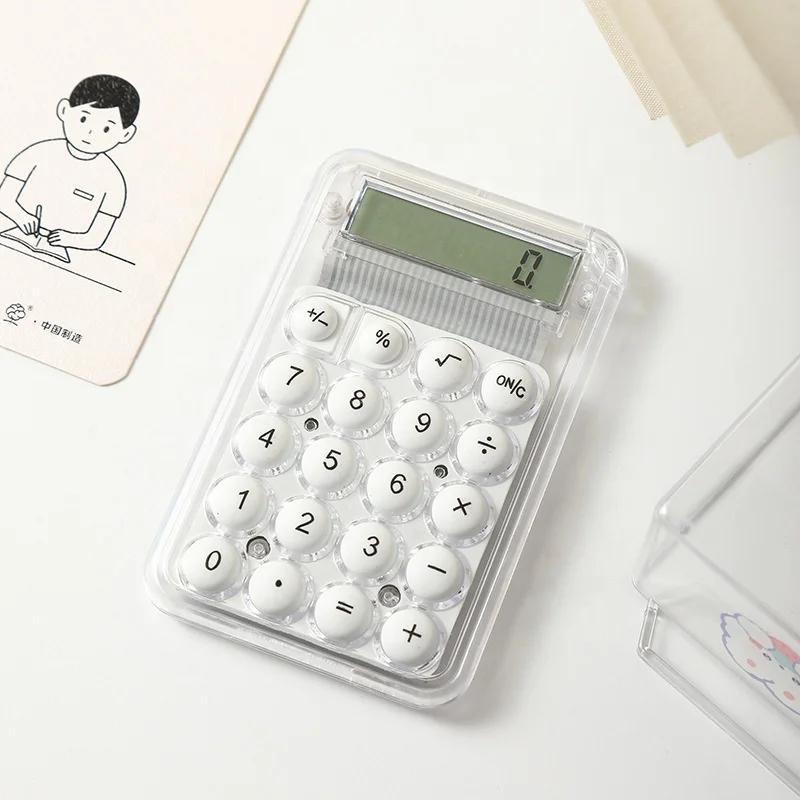 Портативный мини-цветной электронный калькулятор