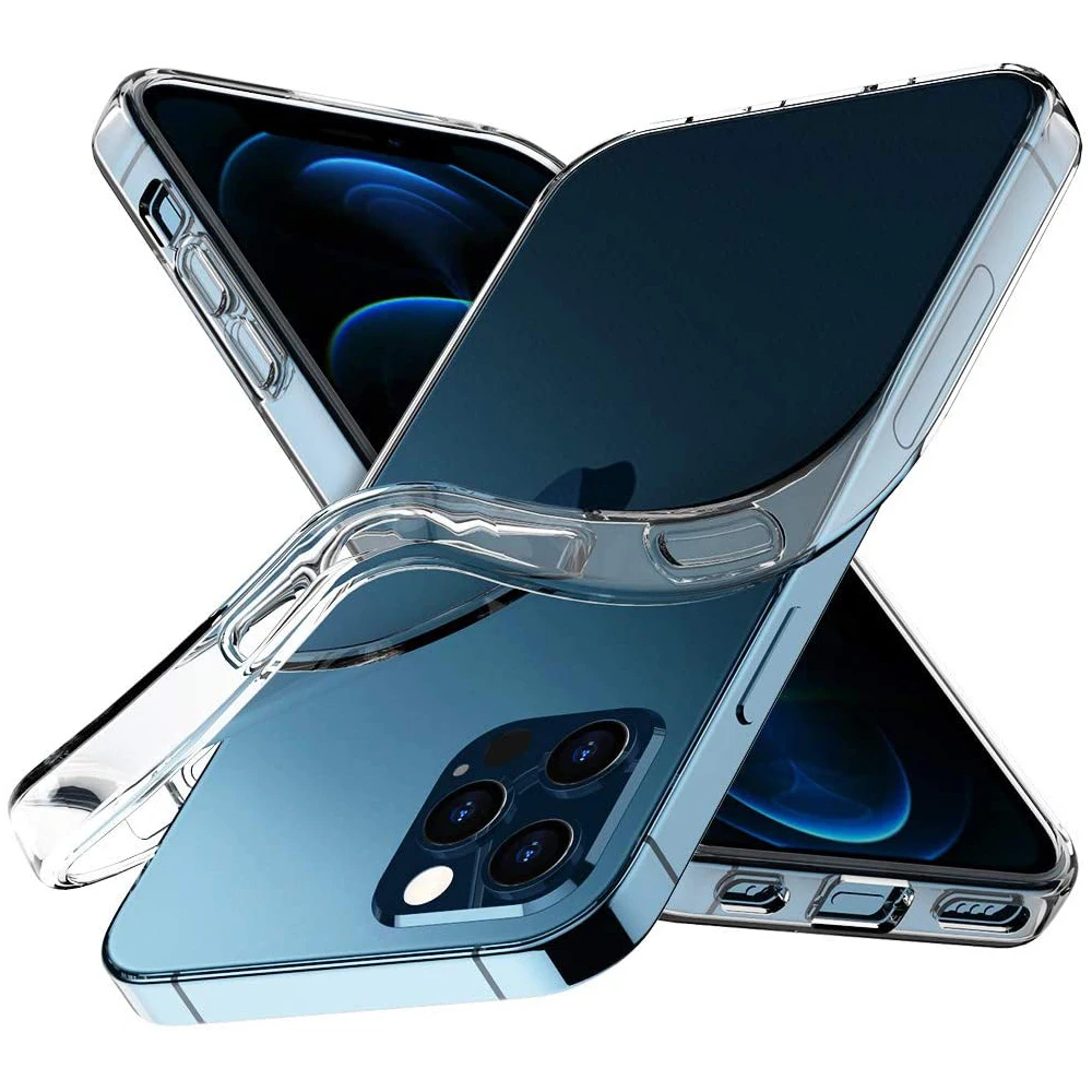 
Чехол для iPhone 12 ультратонкий гибкий прозрачный чехол из ТПУ устойчивый к царапинам гелевый резиновый мягкий 11pro Max XR XS чехол для iPhone 12 