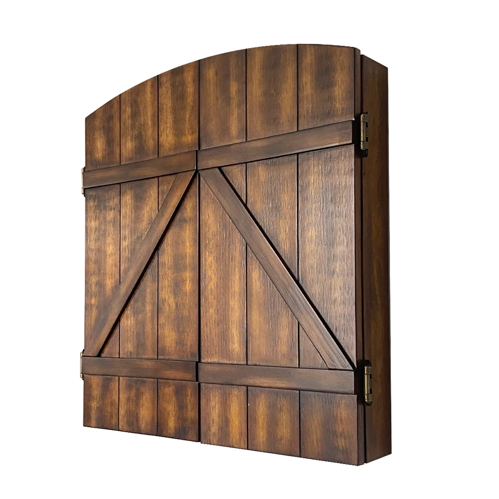 2023 New Design Dartboard Set With Solid Wood Cabinet Customized For Custom Darts Board Set