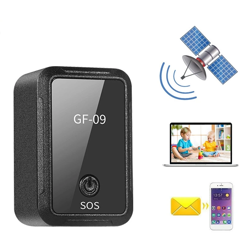 LOGO Custom available GF09 smart mini gps tracker & locator Gps/LBS/Beidou Vehicle/Asset GPS Tracking Device