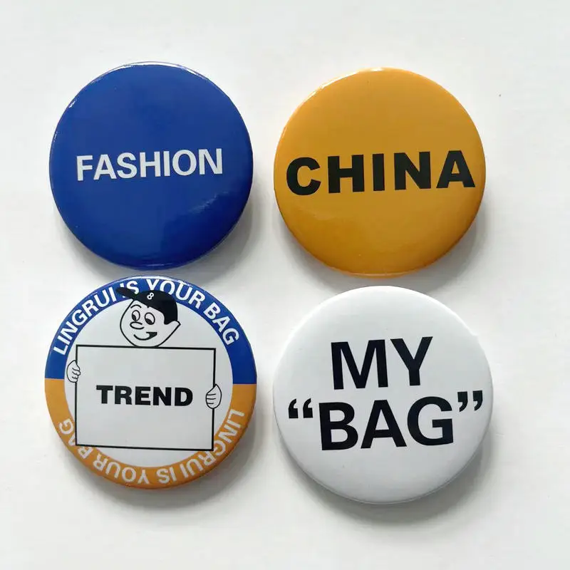 Low MOQ Garment Accept Custom Plate Patch Logo Furniture Metal Label Tag Button Badges For Bags
