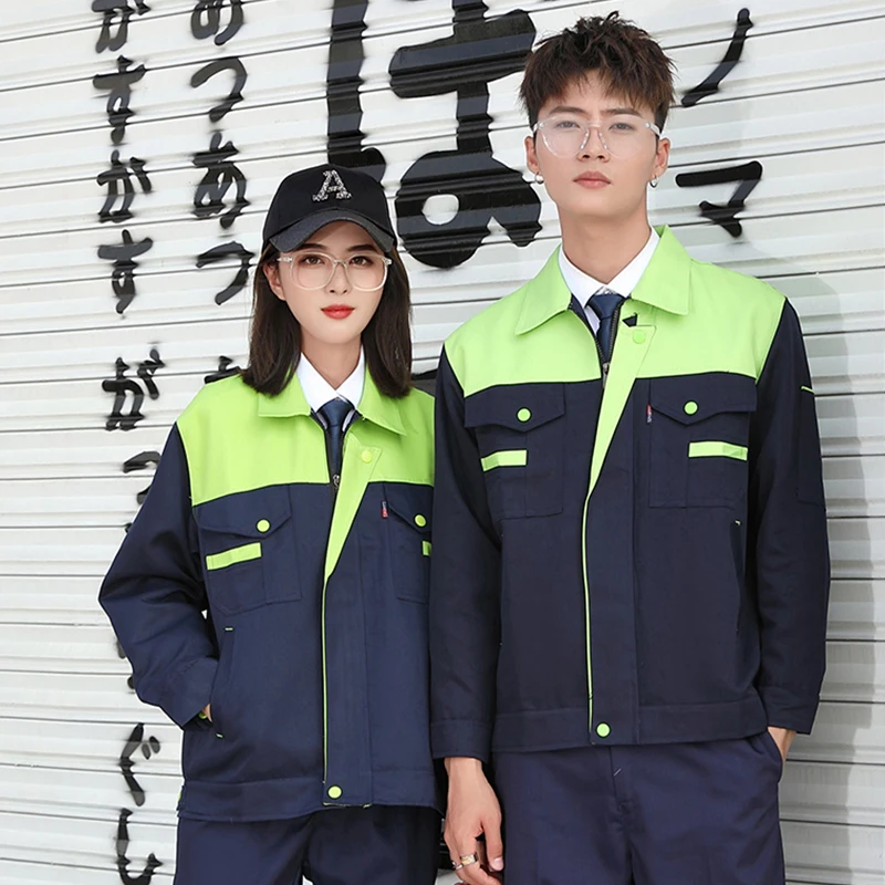 
High Quality Men Summer Safety Fabric Works Clothes Uniform For Plumber 