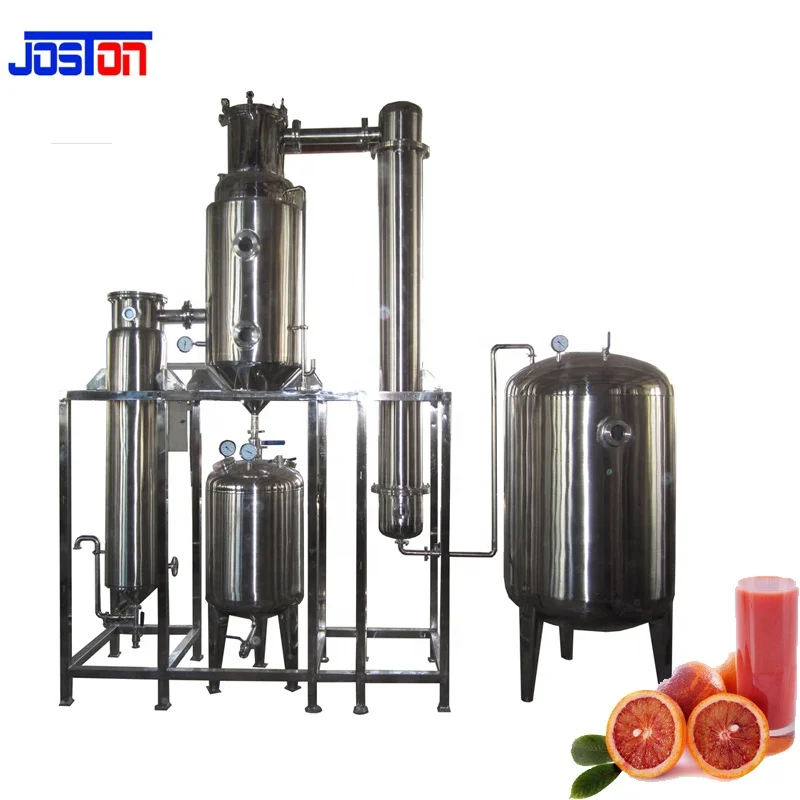 JOSTON Alcohol Ethanol Recovery Ammonium Sulfate Climbing Concentrator Rising Film Evaporator 	 vacuum evaporated