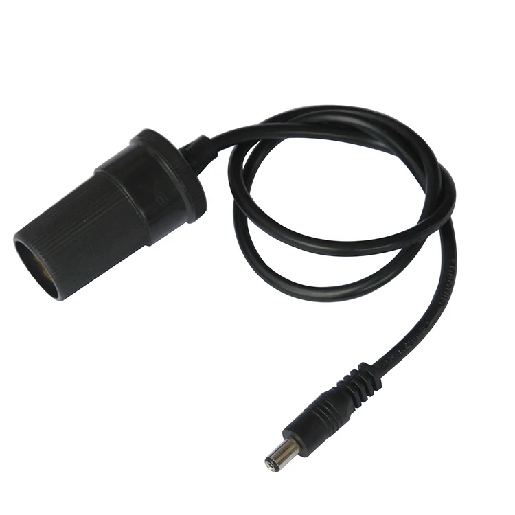 
car cigarette lighter socket to DC plug PVC cable  (60767772072)