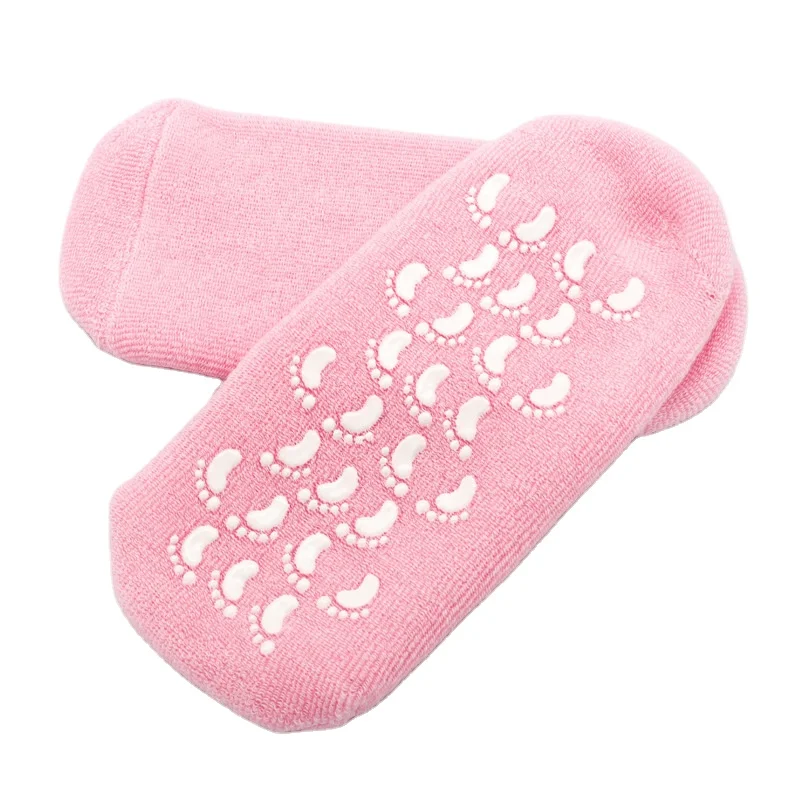 Moisturizing Socks Silicon Inner Gel Sock Overnight Foot Sleeve Foot Care Women Beauty Moisture Essential Oil Foot Spa Gel Socks