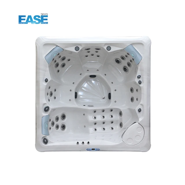 Large Size Outdoor Jacuzzier Spa For 5 People Balboa System Hot Tub Outdoor Spa Hot Tub Spa Tube Garden Jaccuzi With Cover