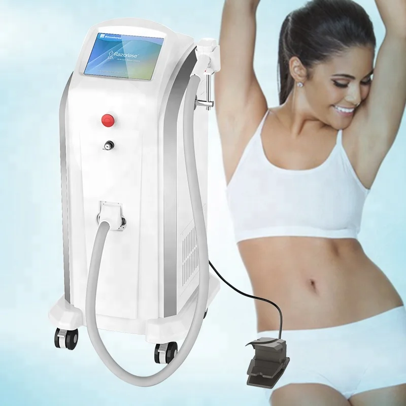 Professional Salon Equipment 3 Wavelength 755 808 1064 Diode Laser Painless Permanent Hair Removal Machine Price
