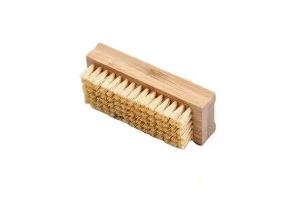 High Quality Wholesale Custom Logo Beech Sisal Cleaning Washing Brush Nanzhu Bristle Wooden Nail Brush