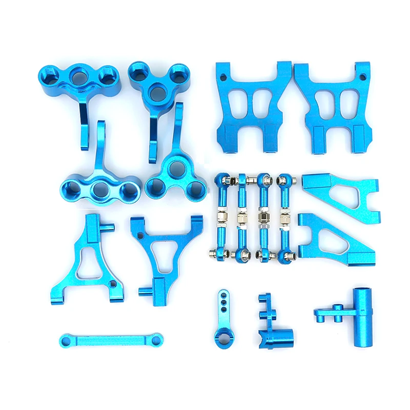 Комплект металлических запчастей CNC для HSP 1/10 RC Car 94123 94107 94111 94108 94106 94102
