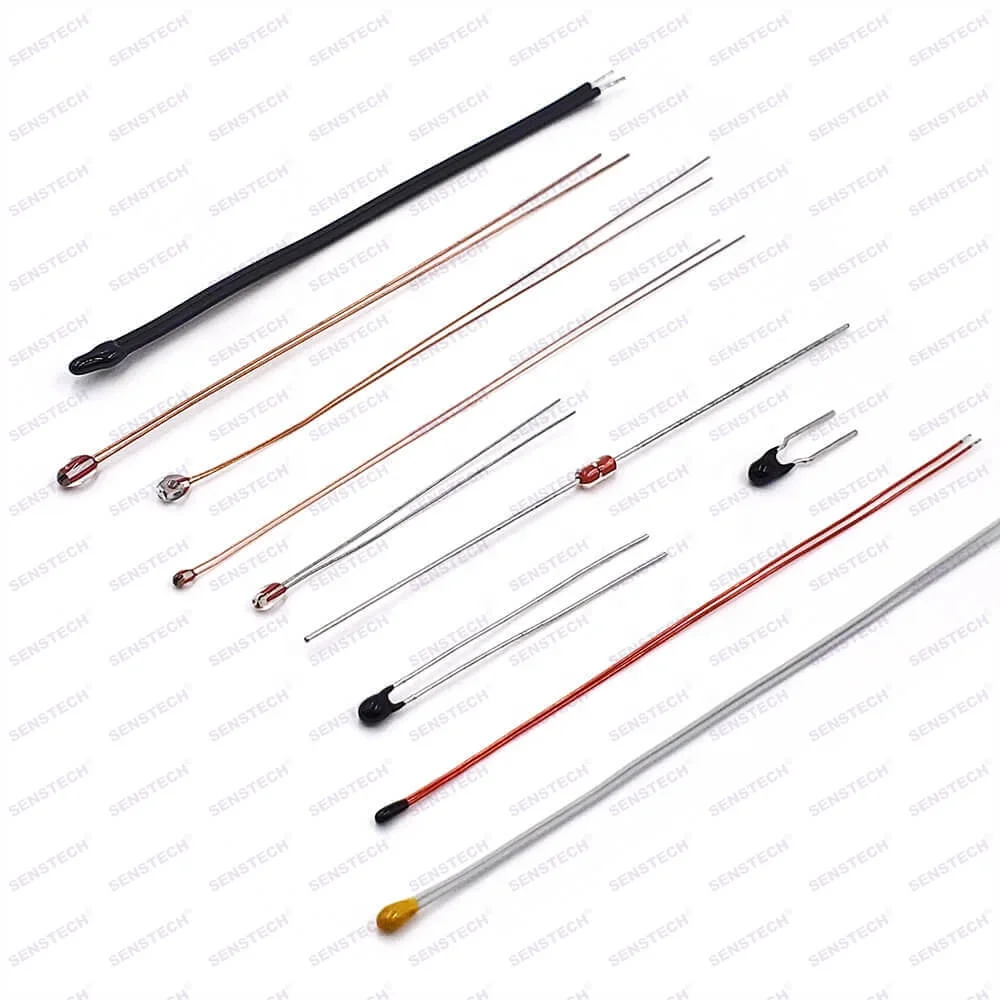 NTC 10K Thermistor Silicone Flat Wire Body Temperature Sensor