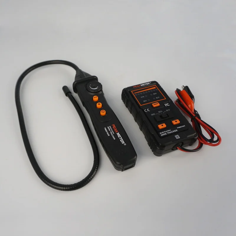 PEAKMETER PM6819A Digital wire cable tracker  Analog wire-hunting handheld line detector with Continuity test