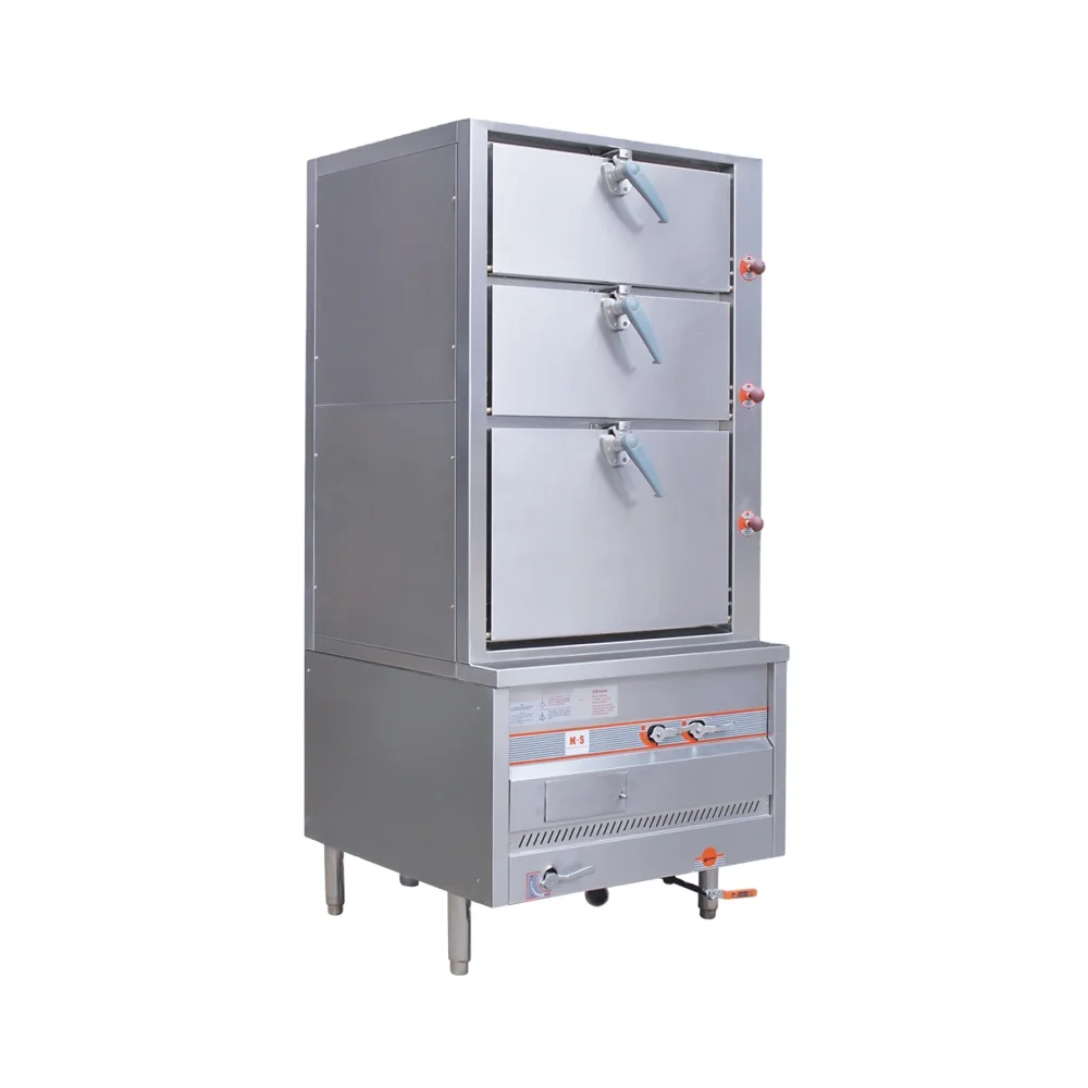 Commercial Seafood Steamed Cabinet Industrial Gas Food Steamers Stainless Steel Soup Rice Steamer Cabinet