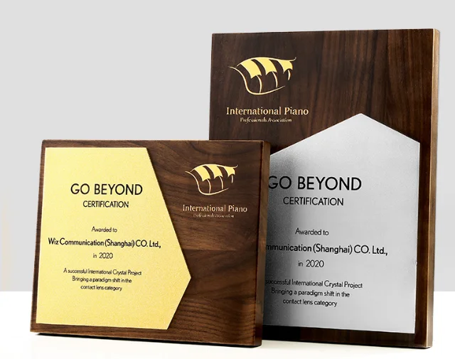 Focus Custom Aviation Aluminum Walnut Diamond Crystal Sport Trophy Cup Metal Plastic Resin Acrylic Trophy Award