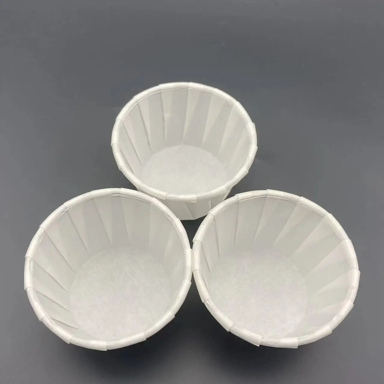 High Quality Single Wall 0.5oz-3oz Craft Paper Souffle Cups Gold Foil Printed Sauce Mini Cups at Factory Price