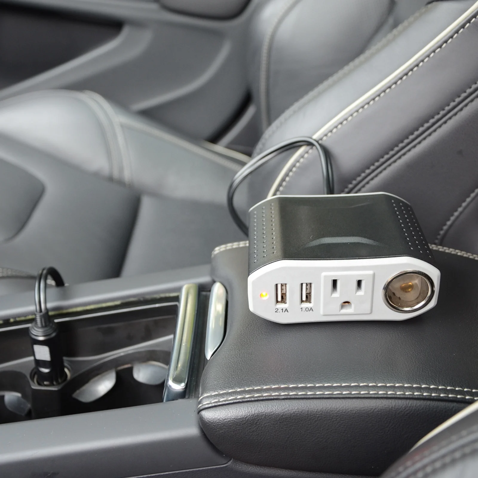 
Smart 100 watt car power inverter dc to ac converter with USB charger and DC 12V cigarette socket 