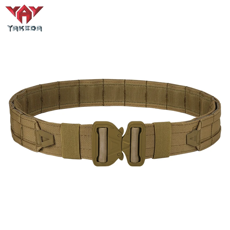YAKEDA Multifunctional Tactical Belt Set Quick Release Tactico Belts for Training and Security for Personal Defense Equipment
