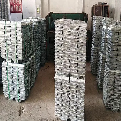 99.995% Purity Zinc Metal Alloy Ingot used in Painting/ Printing/Dyeing/Pharmaceutical/Rubber ind