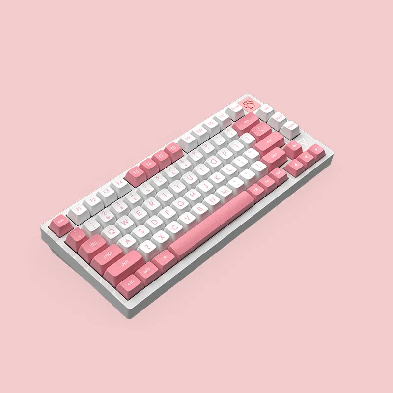Two-color With Hot Swappable Switch Lighting81-key   /cat paw mechanical keyboard
