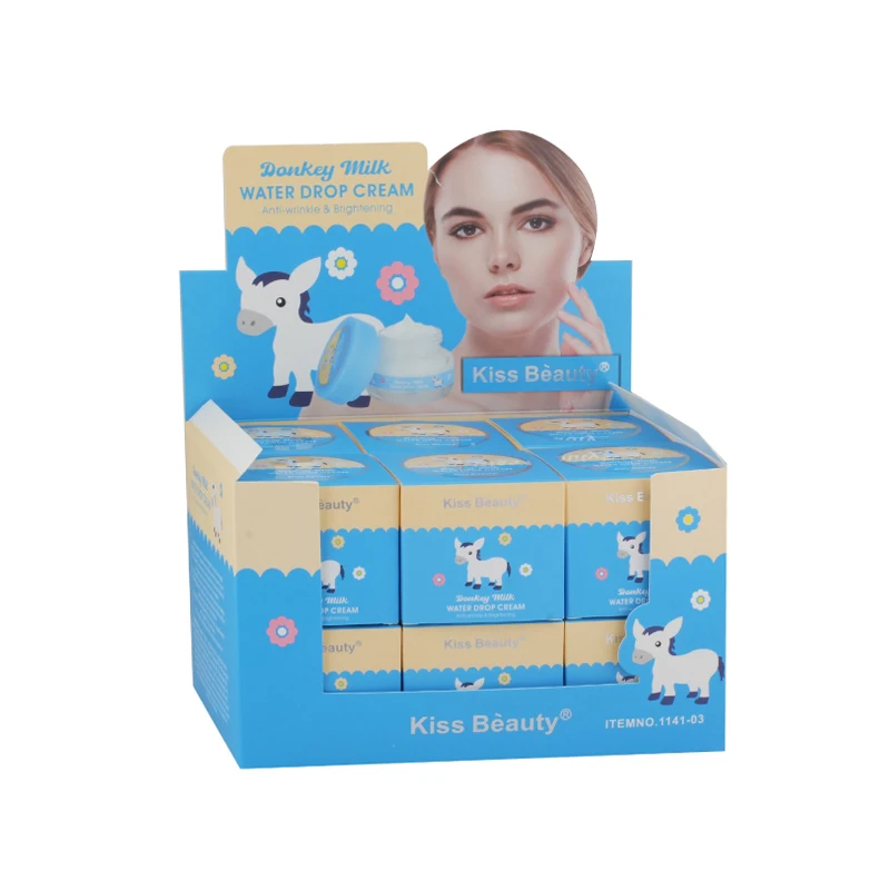 Kiss Beauty New Models Water Drop Cream Anti-Wrinkle Brightening Donkey Milk  Cream Karite Moisturizer Skincare Products