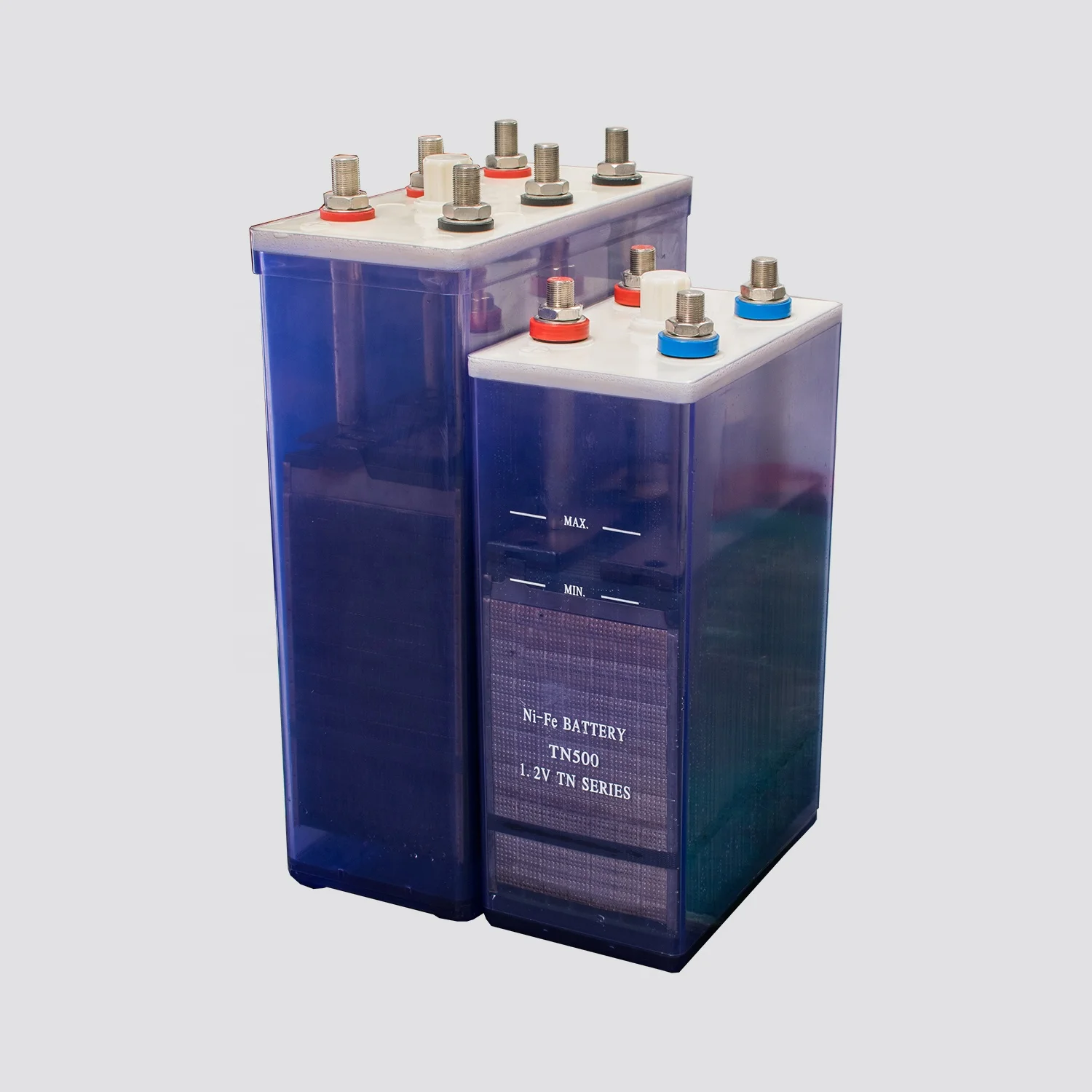 Nickel Iron battery  TN500 Ni-Fe battery 1.2V 500Ah Rechargeable Solar Battery for solar system and off-grid system