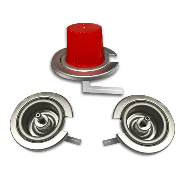 
Aerosol Portable Camping Gas / butane gas /cartridge gas Stove Valve with red cover 