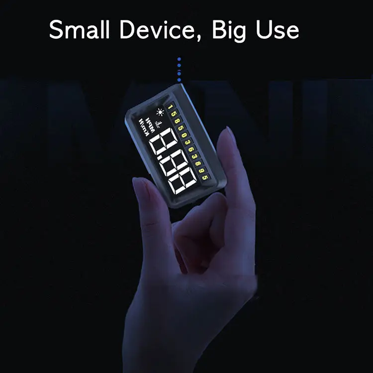 2024 New arrivals USB-powered small instrument projector car windshield hud head up display