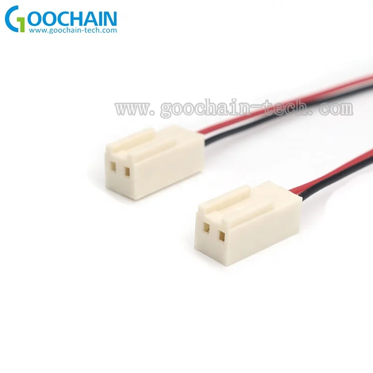 Custom Length 2 Pin to 2 Pin Wire Harness With White Housing Wire 2510-2P Charging Cable