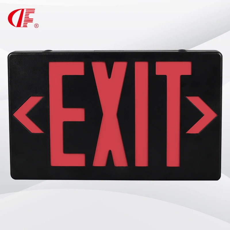 2024 High Quality Safety Light UL Exit Sign Combo Wall Mounted Led Emergency Light