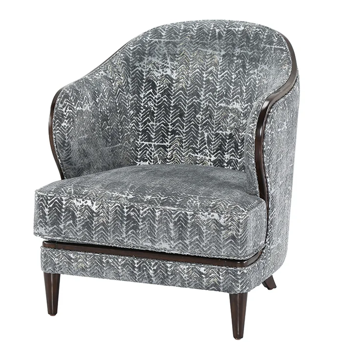 Wholesale Living Room Furniture Sets Sofa Chairs Mesh Chair Grey Leisure Chair With Arms