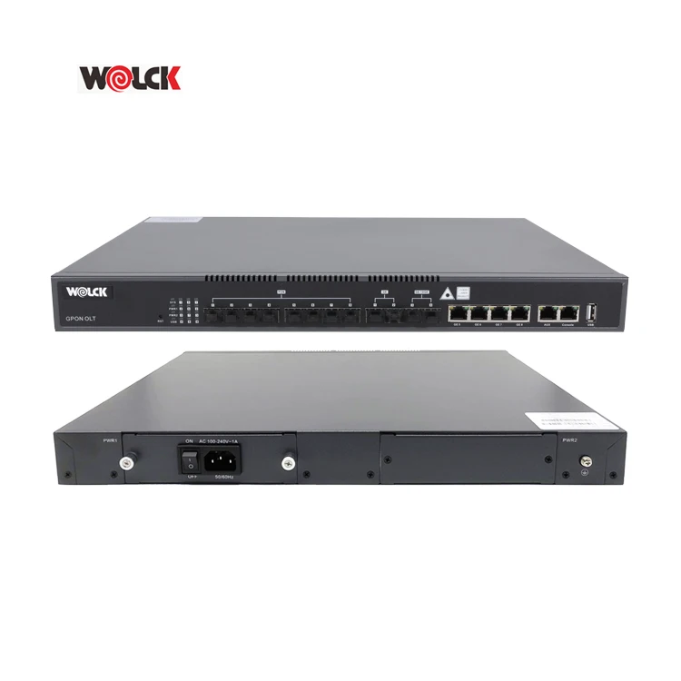 Wolck OEM Vsol Mini De 1 4 8 16 Puert Gpon V1600D8 4 Port 16 Pon OLT