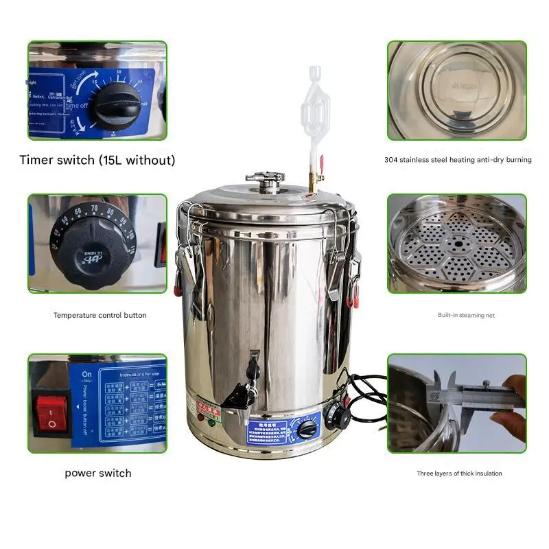 Commercial Essential Oil Purification Using Stainless Steel Reflux Small Pure Dew Distiller