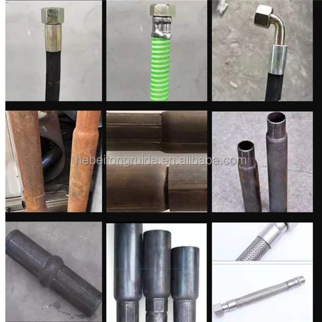 Steel pipe and pressure pipe of electric pipe shrinking machine