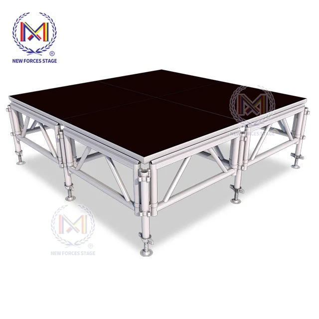 Aluminum Truss Stage, Mobile Stage Platform With Tuv For Band/Concerts/Events/Music
