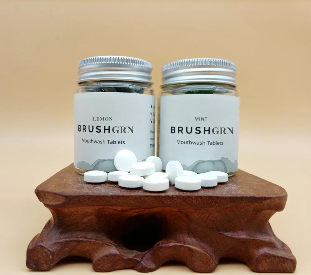 Portable Mouthwash Tablets Remove Bad Breath Teeth Whitening Care Organic Chewable Mouthwash Tablets