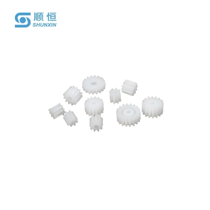 Custom CNC processing injection molding pa66 plastic motor spur bevel gear transmission accessories bevel gear