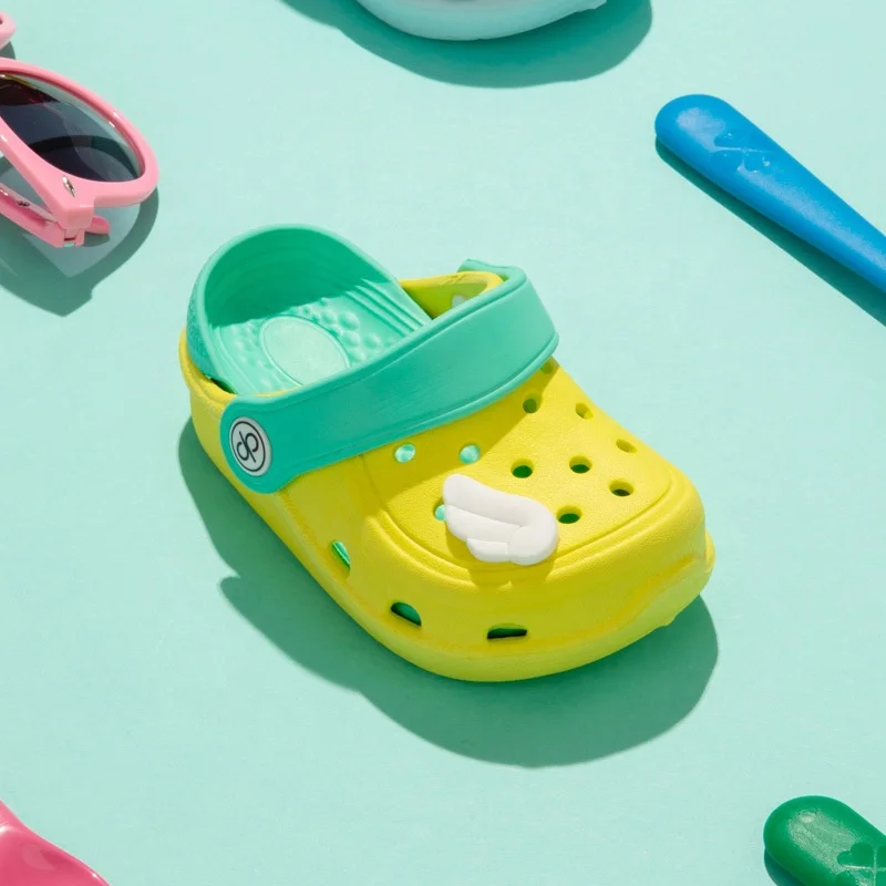 EVA wholesale popular fashion  beautiful shoes baby sandal for boys good to wear beach garden slippers clog shoes clog sandal