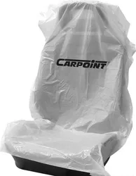 100pcs Disposable Car Soft Seat Cover Plastic Universally Waterproof Care Cleaning Beauty Repair Protective Cover