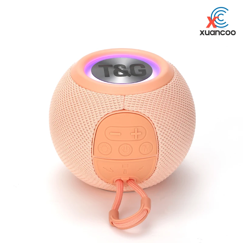 Outdoor Bass LED Light Wireless Speaker Party Portable Mini Smart Stereo Speakers TG337
