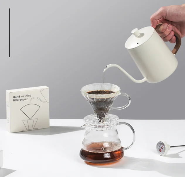 5 PCS 7 PCS Premium Box Outdoor Travel Drip Coffee Coffee Set Gifts Set with Manual Coffee Grinder Filter Kettle Gift Set