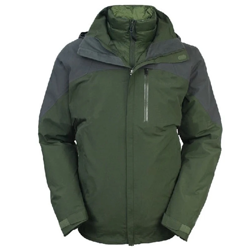 Фабрика OEM, водонепроницаемая куртка, куртка на белом утином пуху, мужская пуховая ткань