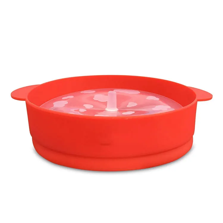 Silicone Microwave Popcorn Popper With Cover Collapsible Bowl Popcorn Making Quick and Easy Popcorn Making Bowl